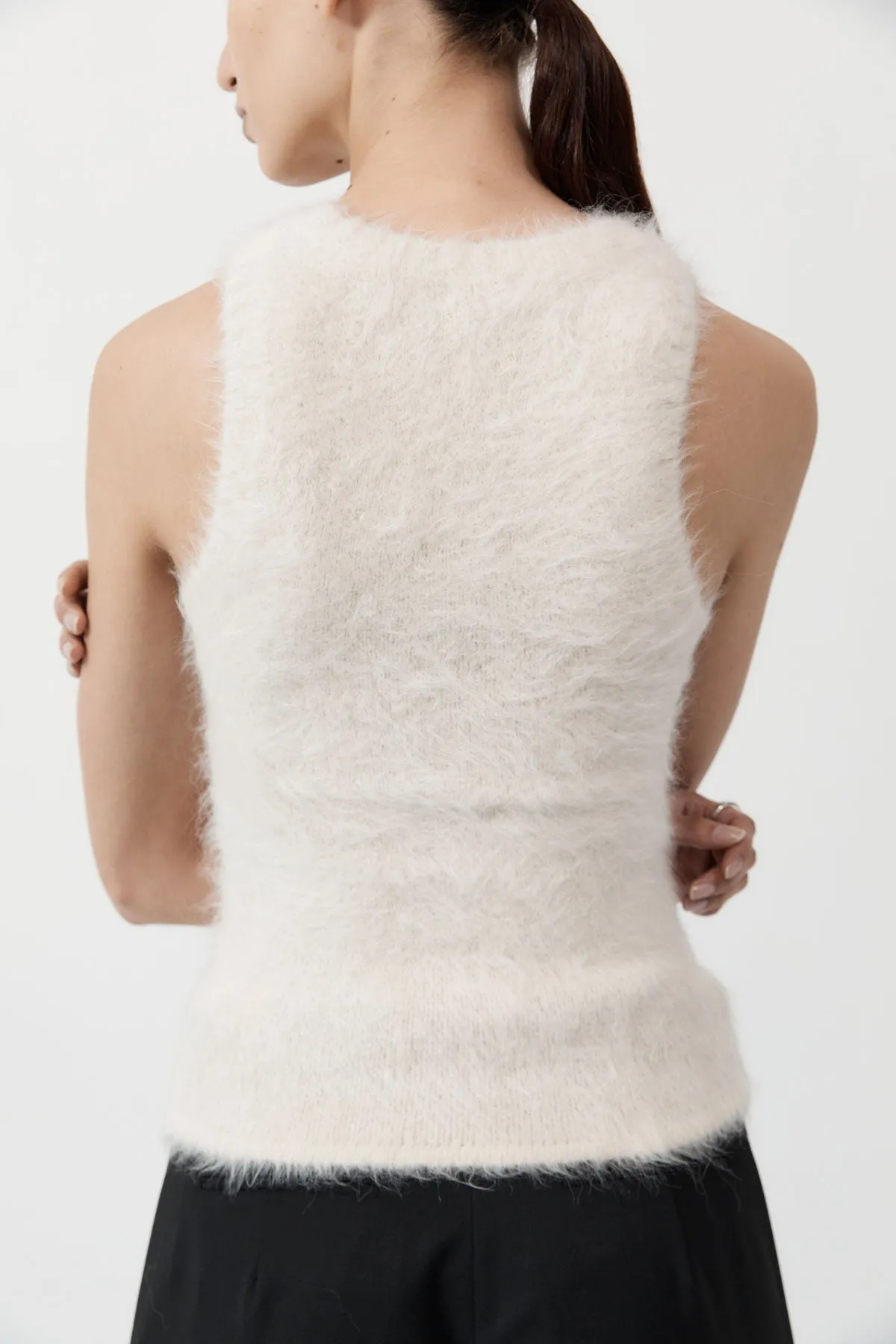 Alpaca Tank - Off White sold by St. Agni product image thumbnail 3