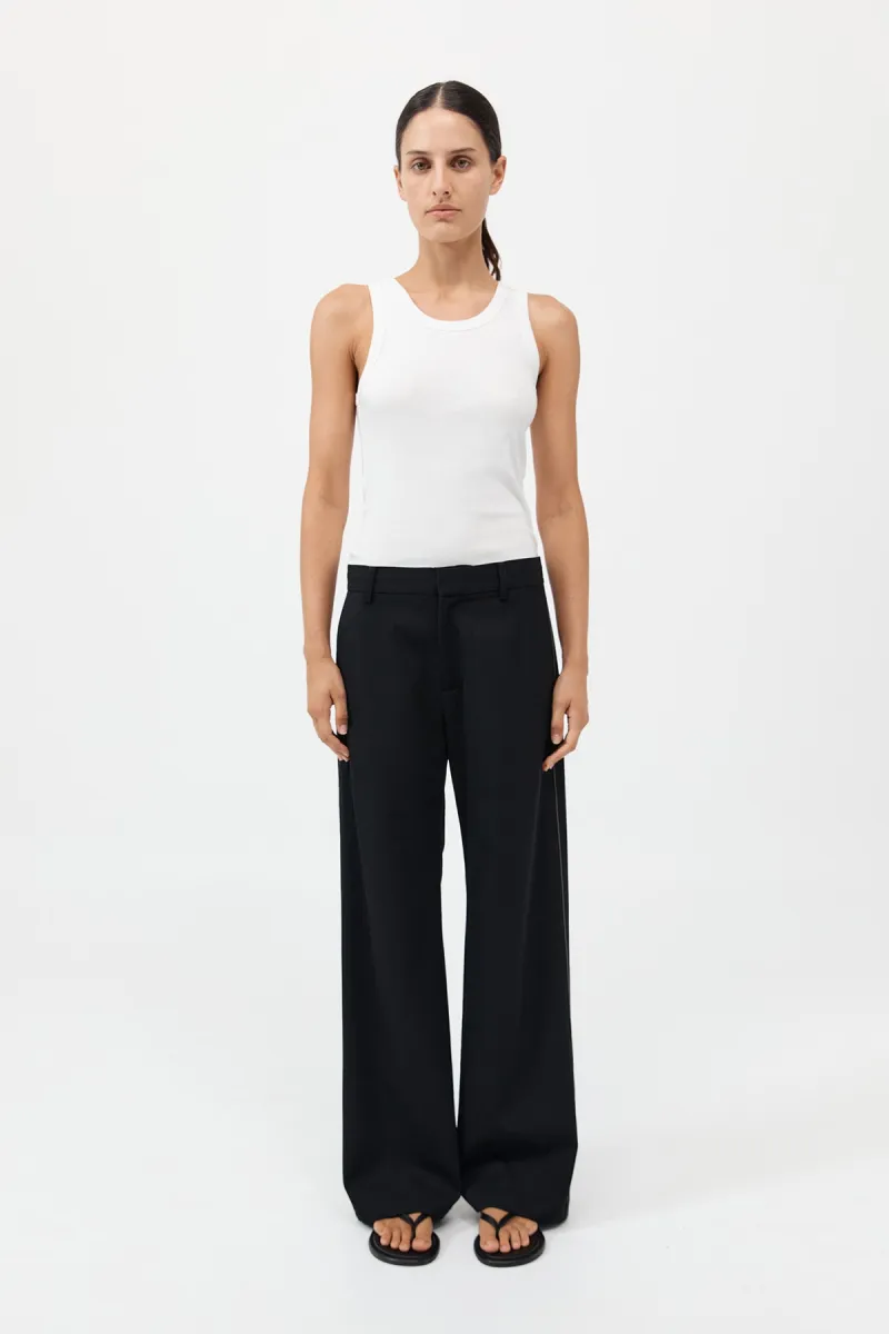 Side Stripe Pants - Black | Parallel