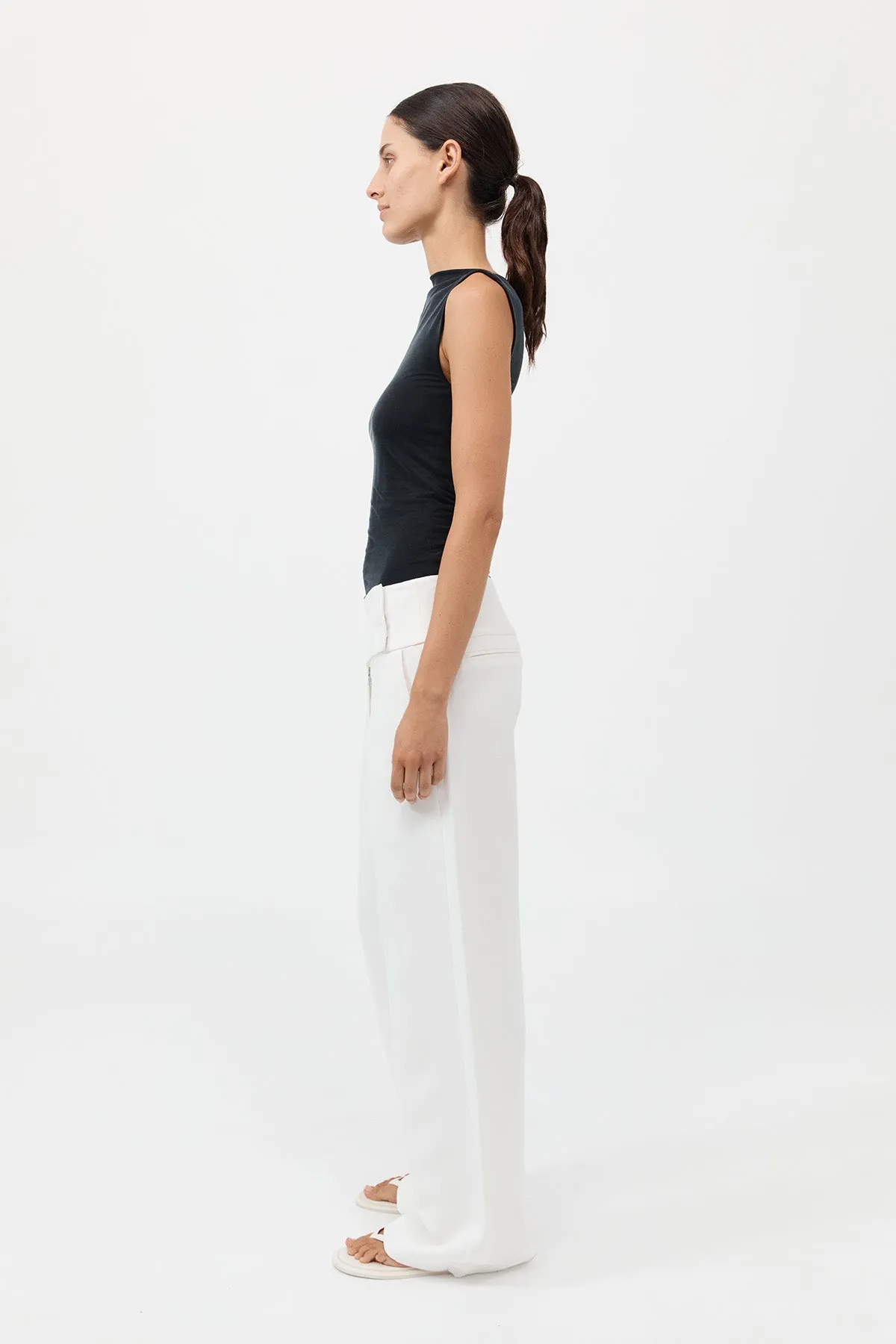 Cupro Jersey Top - Black sold by St. Agni product image thumbnail 3