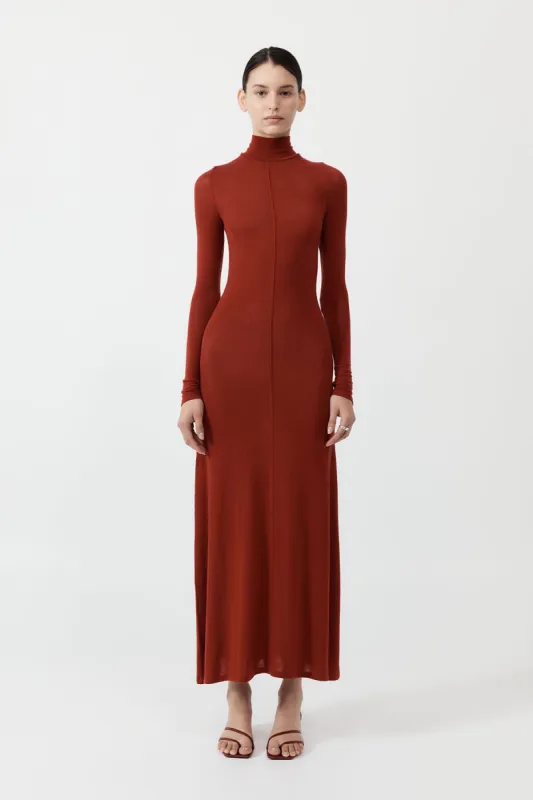 Jersey Maxi Dress - Rouge sold by St. Agni