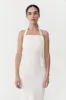 Linen Bias Maxi Dress - Ivory sold by St. Agni