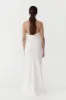 Linen Bias Maxi Dress - Ivory sold by St. Agni