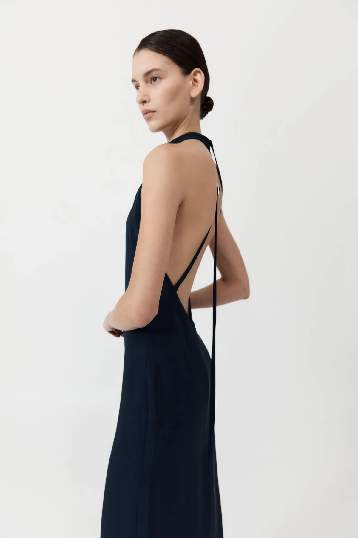 Asymm Belt Back Dress - Inkwell sold by St. Agni product image thumbnail 2