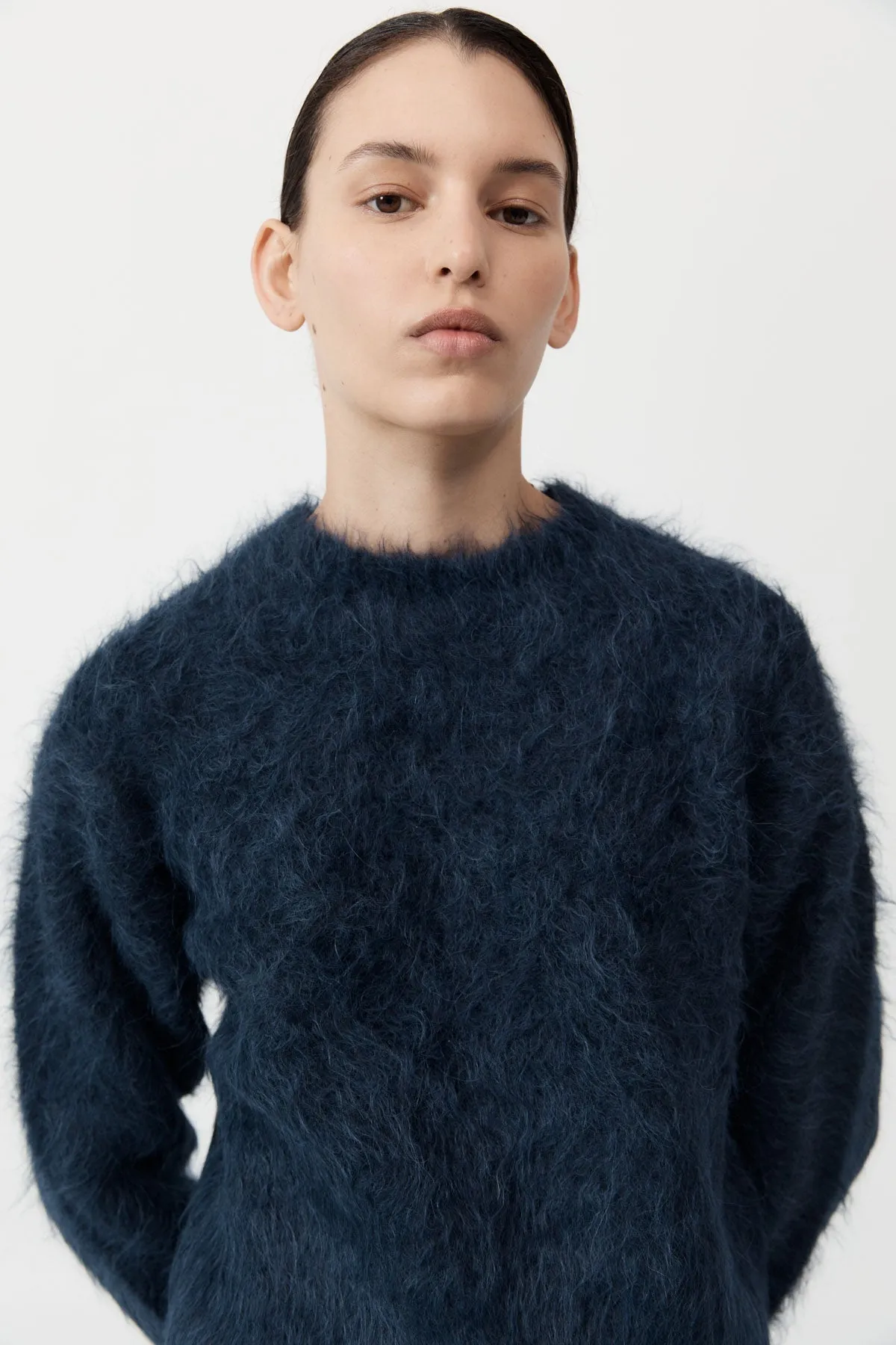 Alpaca Sweater - Midnight Blue sold by St. Agni product image thumbnail 3