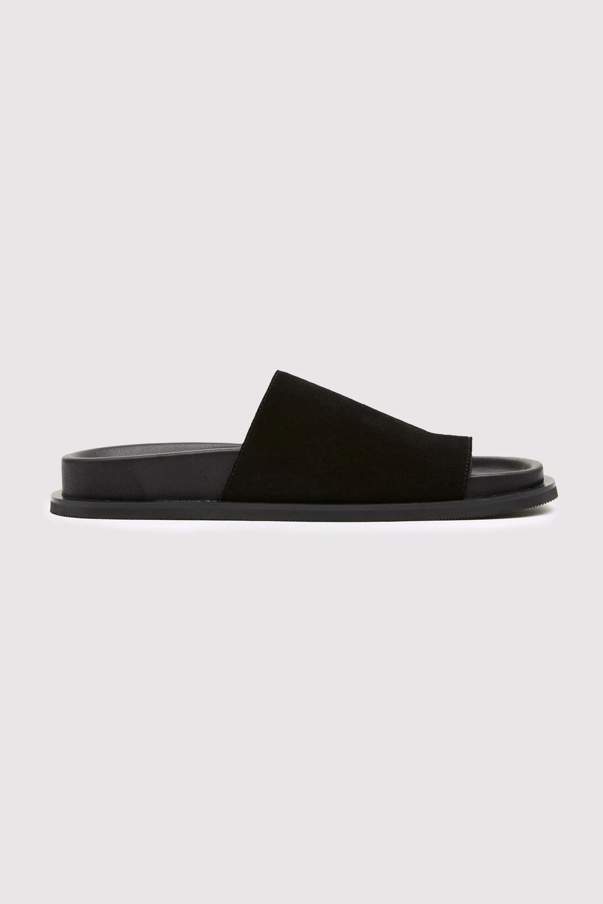 Loe Suede Slide - Black sold by St. Agni product image thumbnail 4