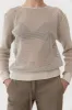 Mesh Long Sleeve Top - Aloe sold by St. Agni