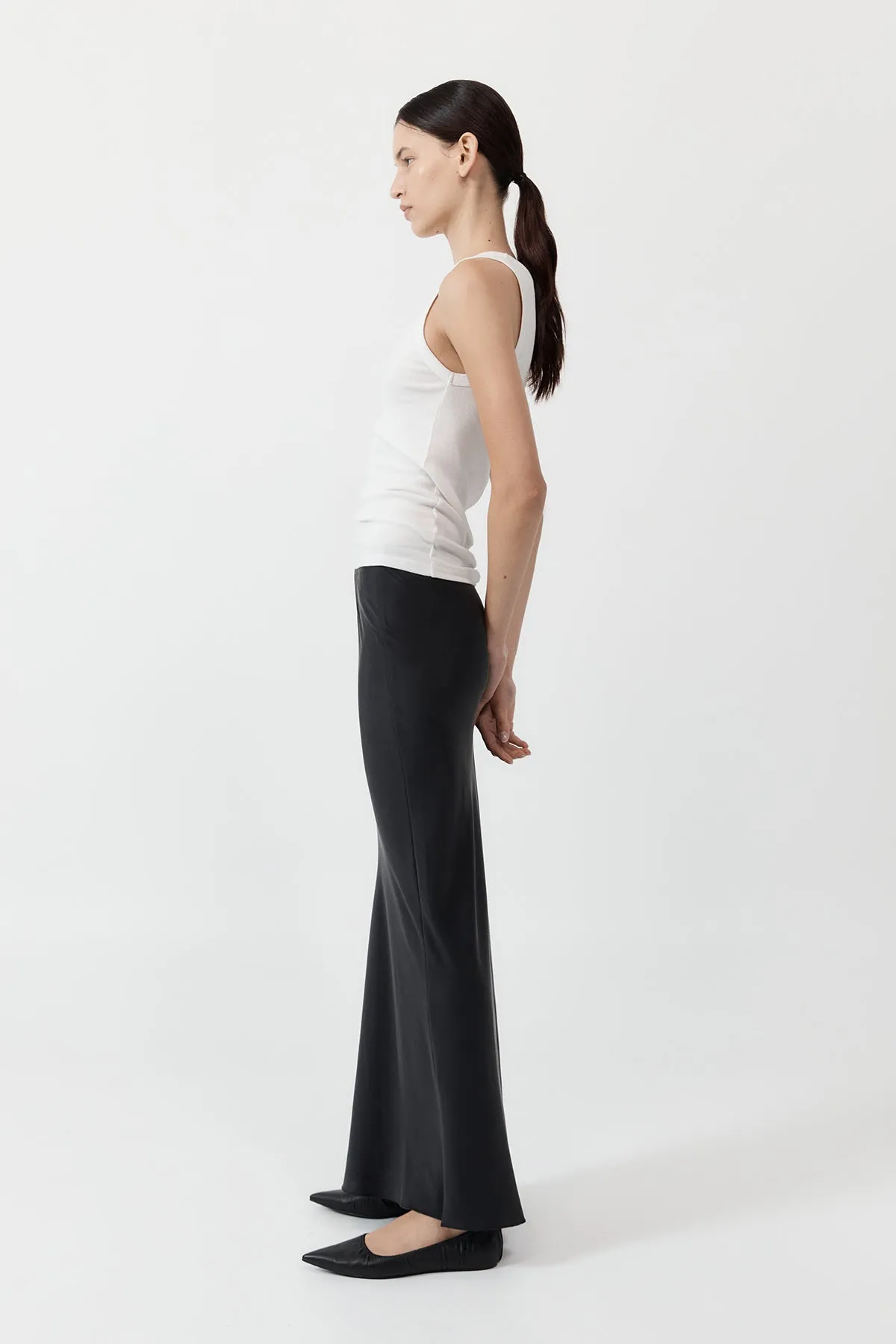 Bias Slip Skirt - Black sold by St. Agni product image thumbnail 2