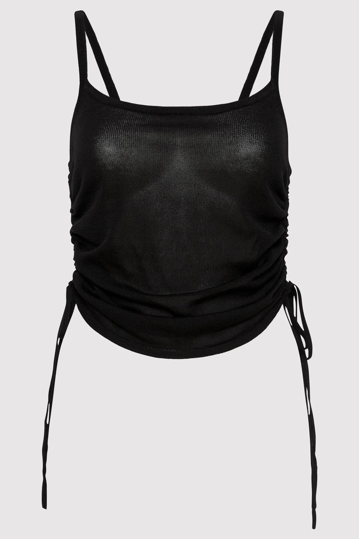 Ruched Tank - Black sold by St. Agni product image thumbnail 5