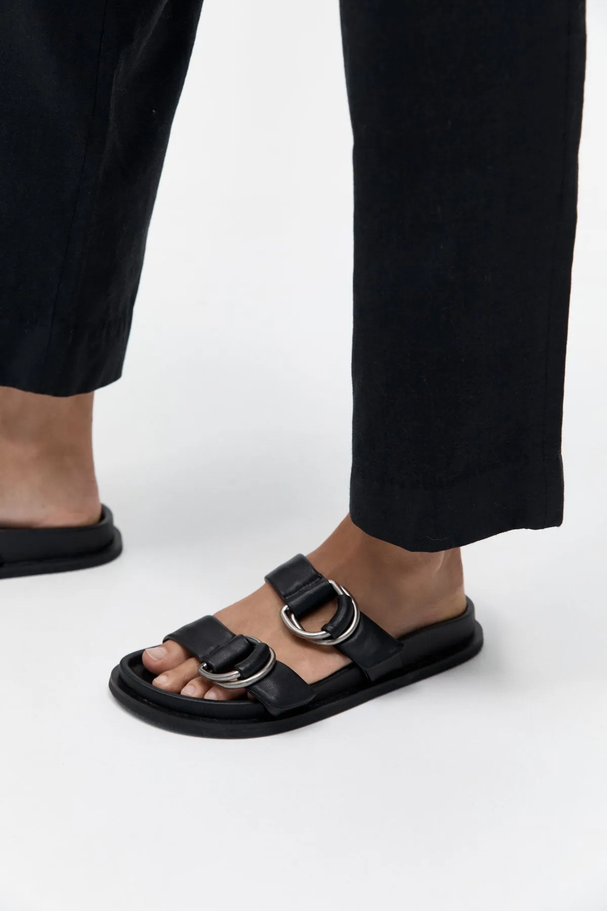 Ring Detail Slide - Black sold by St. Agni product image thumbnail 2