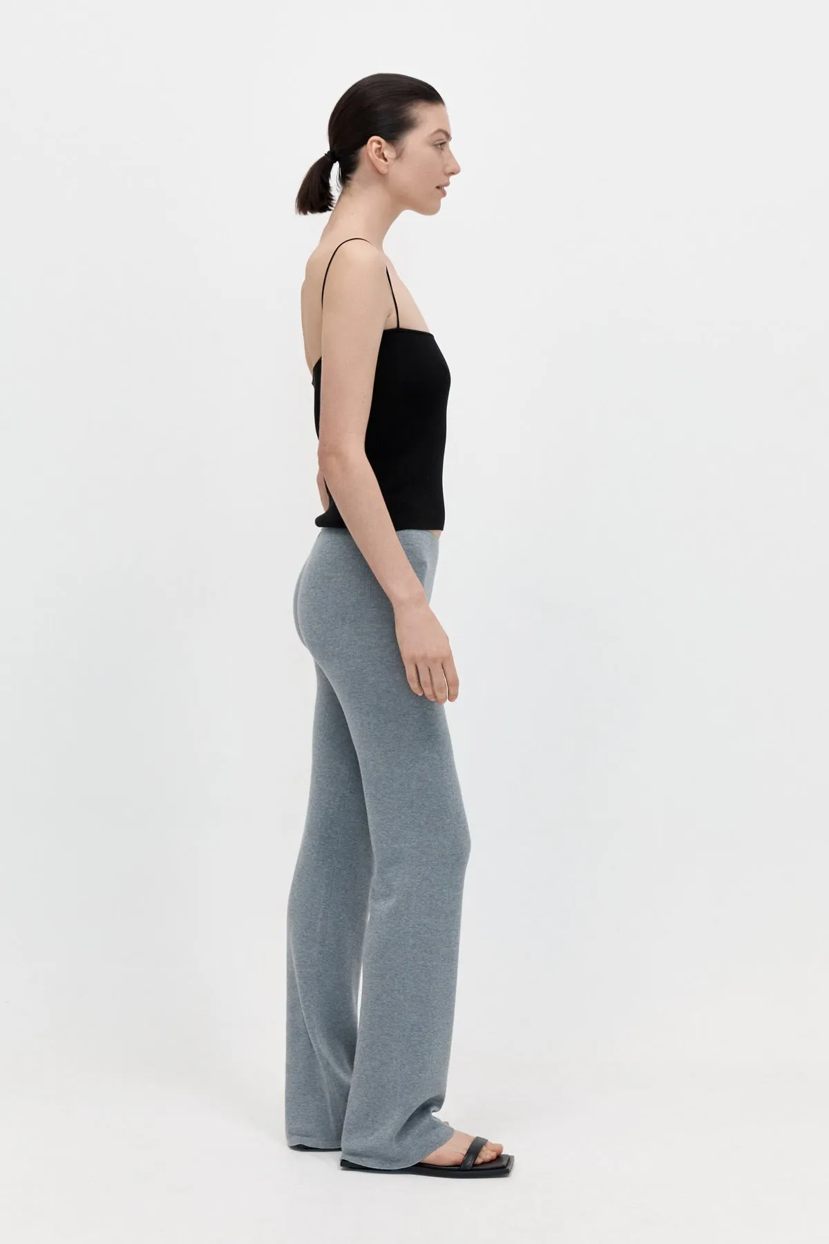 Low Waist Knit Pants - Grey Marle sold by St. Agni product image thumbnail 2