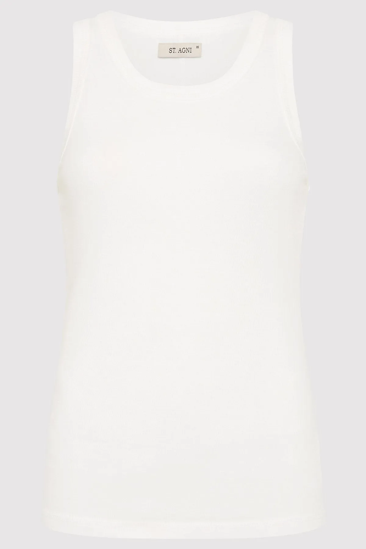 Organic Cotton Singlet - White sold by St. Agni product image thumbnail 4