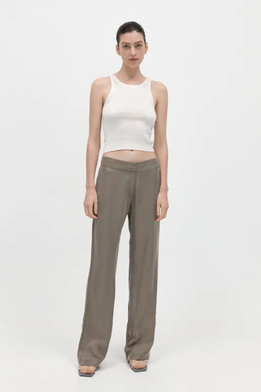 Straight Leg Trousers - Castor Grey sold by St. Agni
