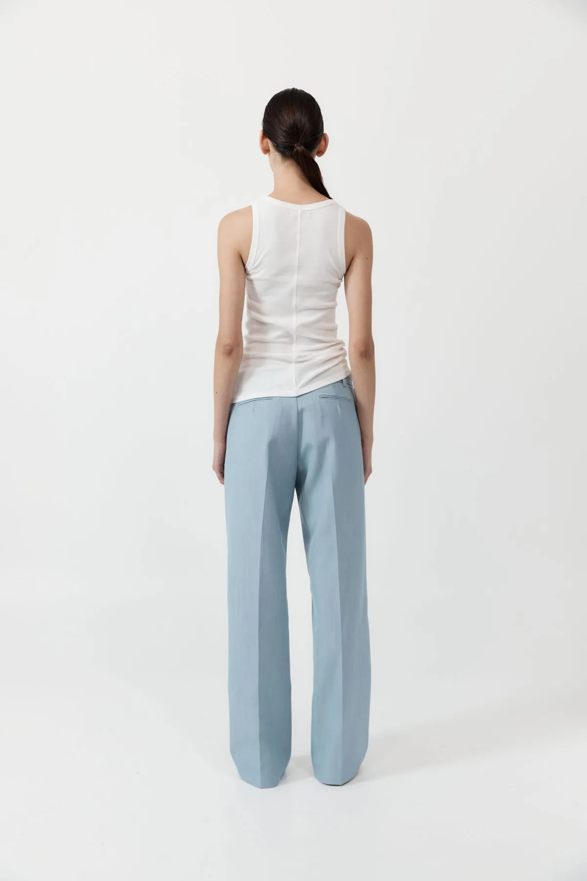 Organic Cotton Singlet - White sold by St. Agni product image thumbnail 3