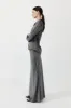 Soft Silk Maxi Skirt - Pewter Grey sold by St. Agni