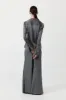Soft Silk Maxi Skirt - Pewter Grey sold by St. Agni