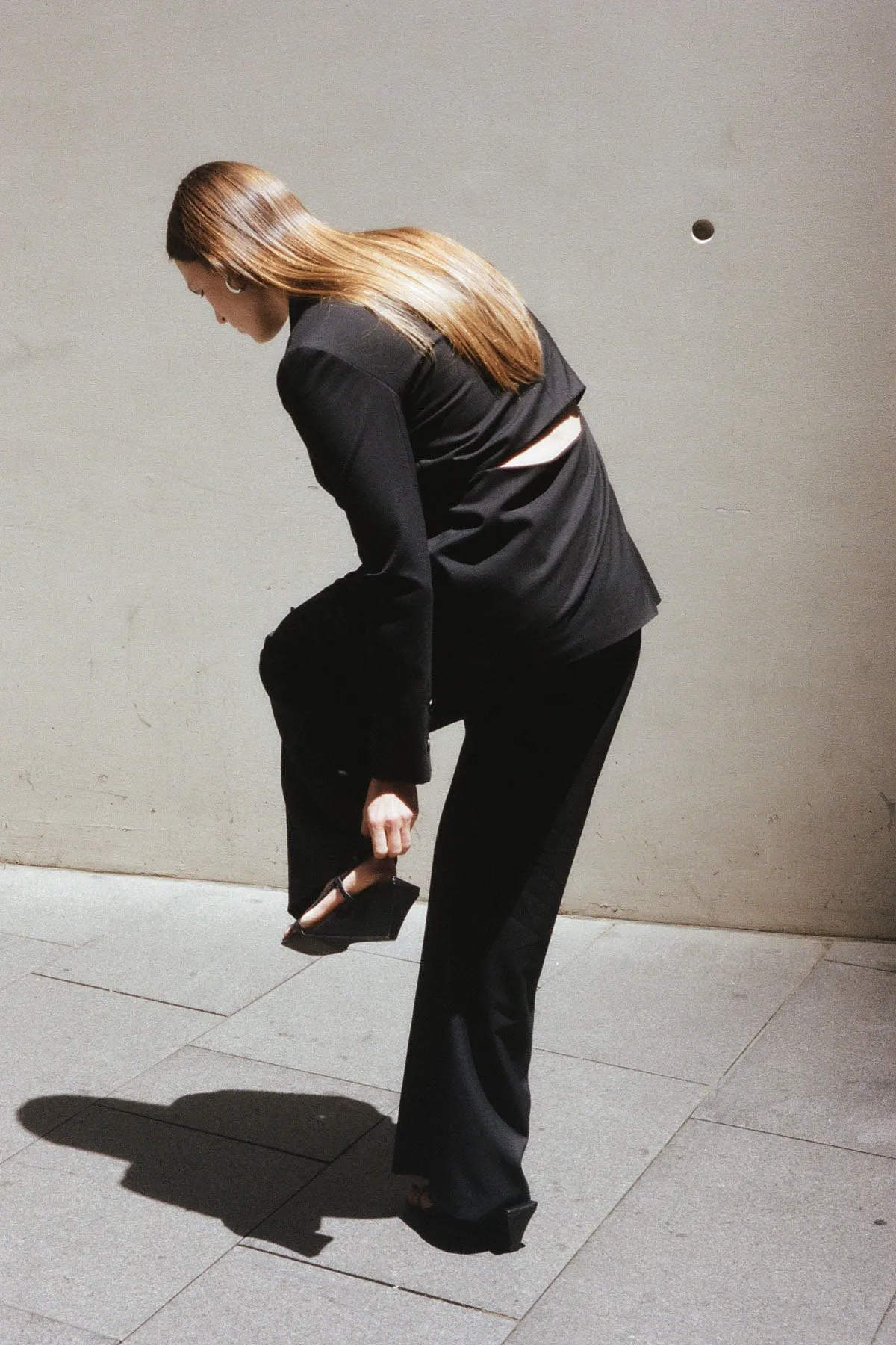 Zip Detail Blazer - Black sold by St. Agni product image thumbnail 5
