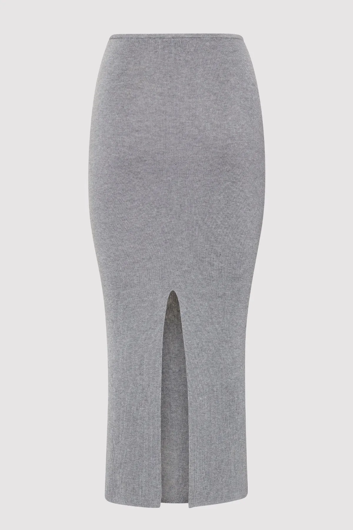 Low Waist Knit Skirt - Grey Marle sold by St. Agni product image thumbnail 5