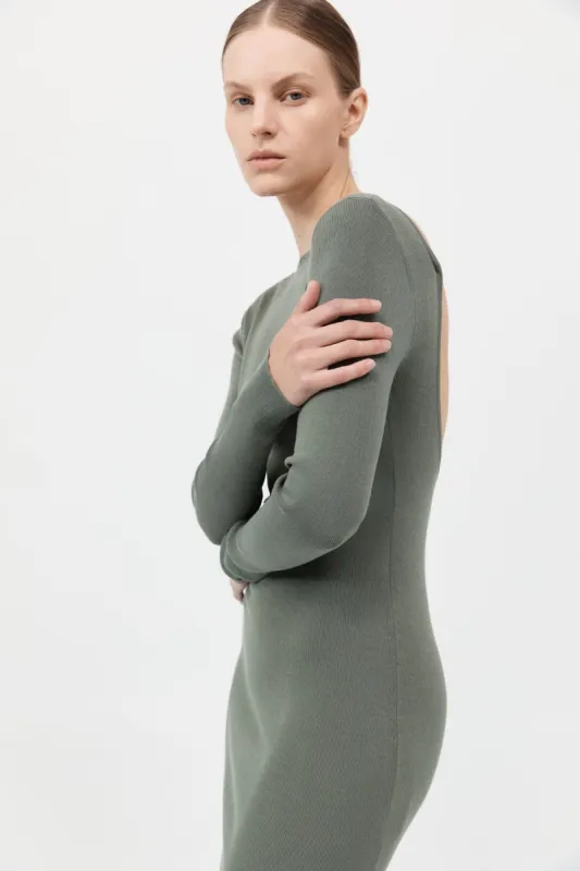 Cut Out Dress - Balsam Green sold by St. Agni