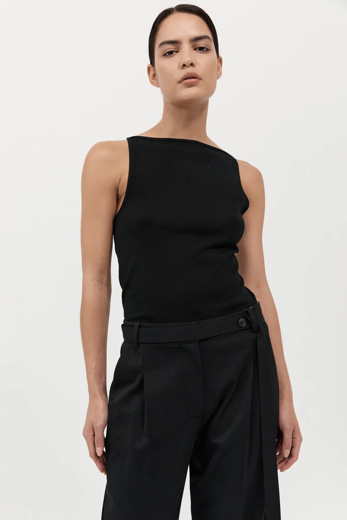 Ava Knit Top - Jet Black sold by St. Agni product image thumbnail 3