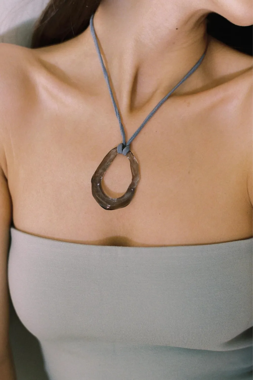 Fondre Necklace - Smoke - By Ayllón sold by St. Agni