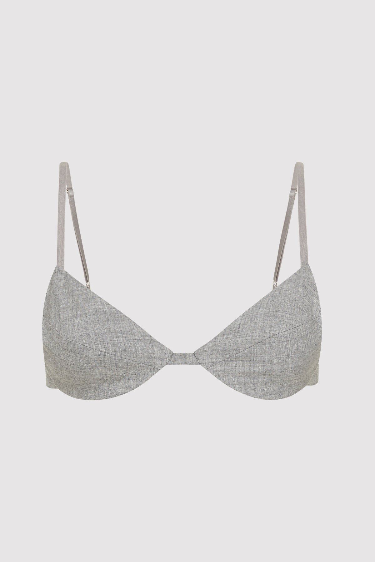Tailored Bralette - Grey sold by St. Agni product image thumbnail 5