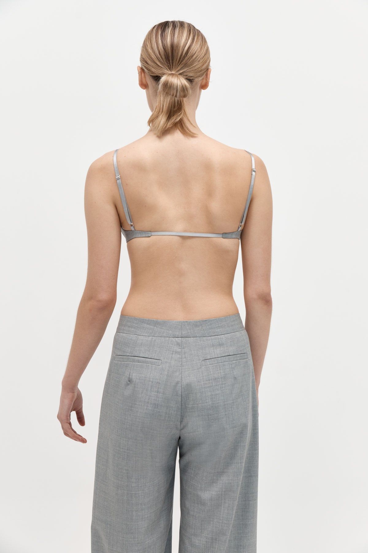 Tailored Bralette - Grey sold by St. Agni product image thumbnail 4