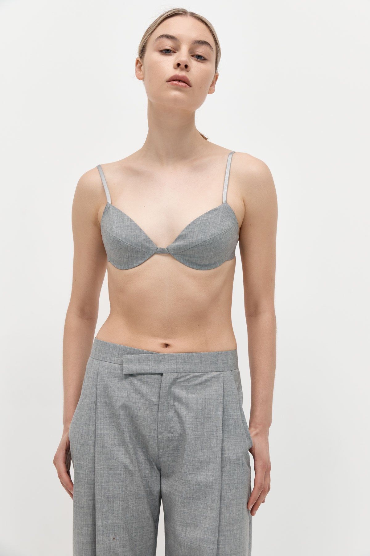 Tailored Bralette - Grey sold by St. Agni