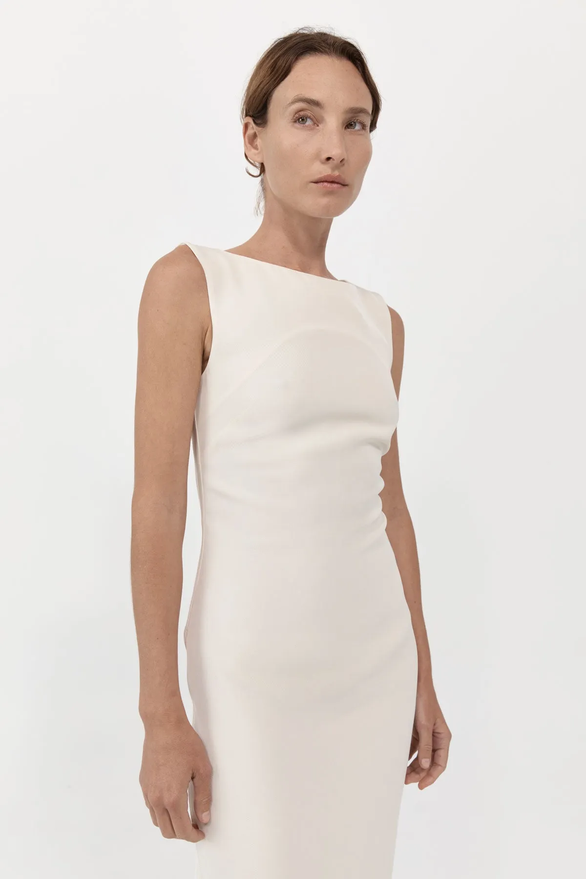 Cut Out Midi Dress - Cool White sold by St. Agni product image thumbnail 2