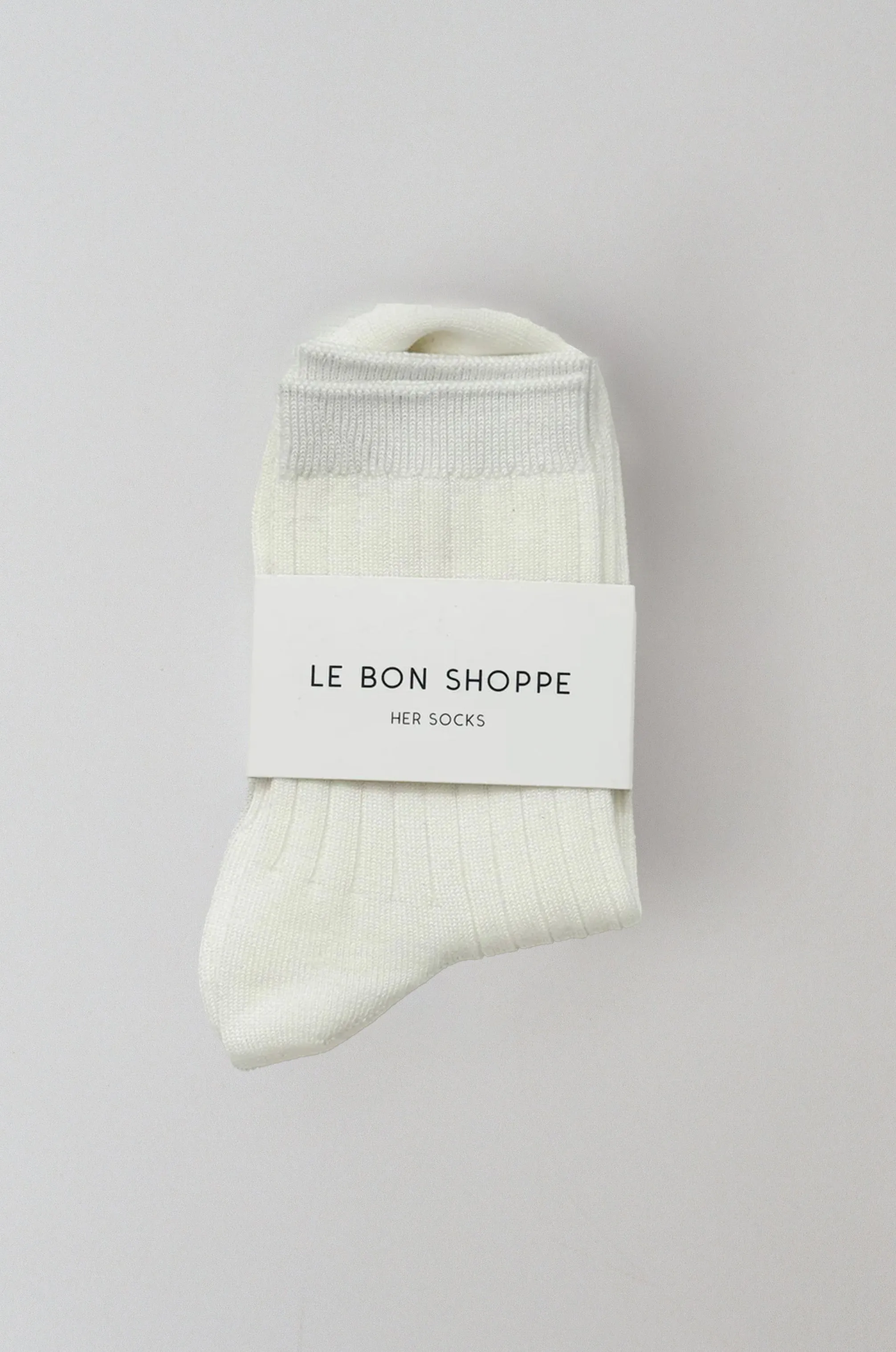 Her Socks by Le Bon Shoppe - White sold by St. Agni