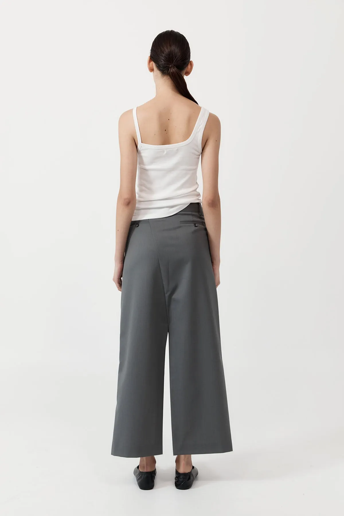 Deconstructed Waist Maxi Skirt - Pewter Grey sold by St. Agni product image thumbnail 3