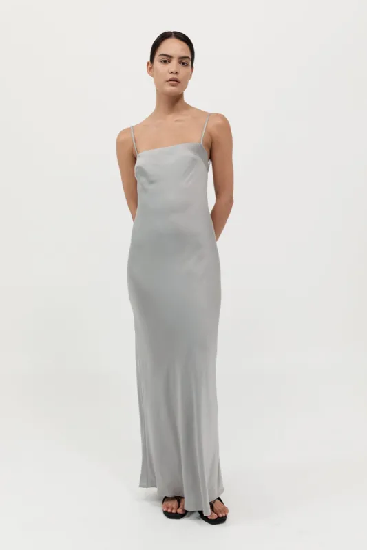 Low Back Slip Dress - Silver sold by St. Agni