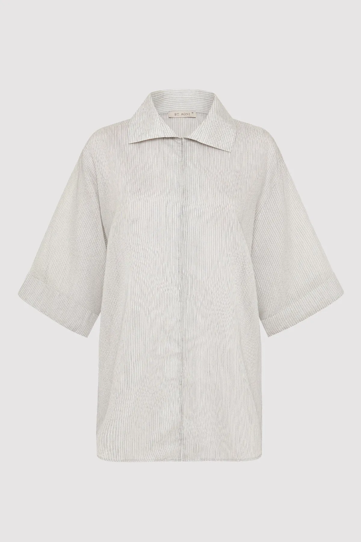 Oversized Shirt - Sheer Stripe sold by St. Agni product image thumbnail 5