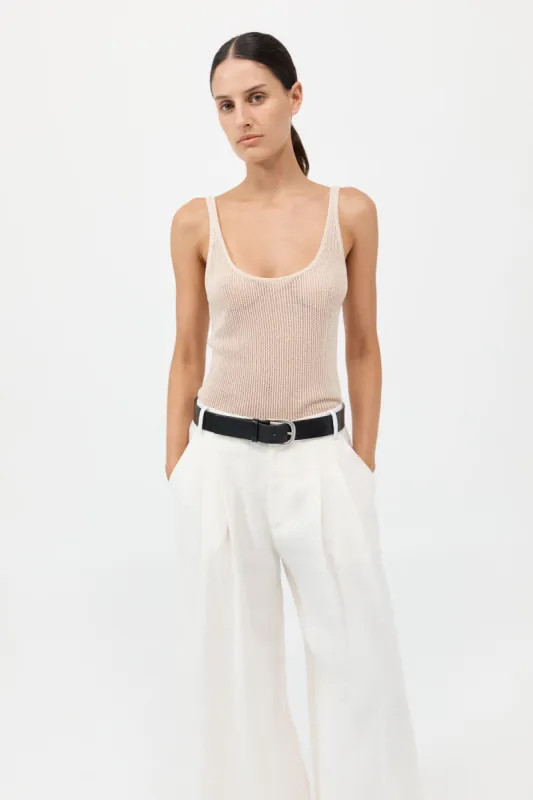 Fine Crochet Cami - Sand sold by St. Agni