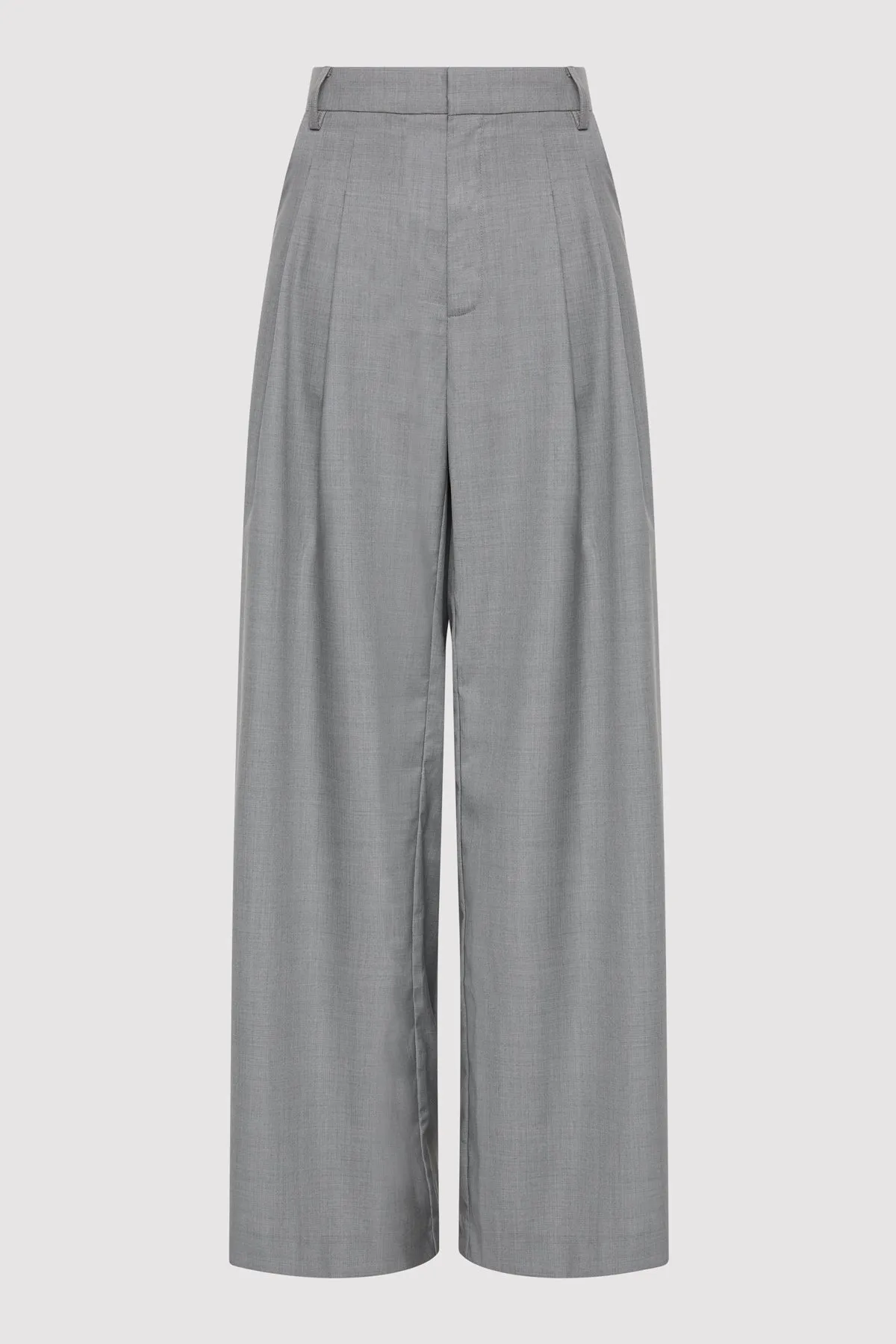 Wool Pleat Pants - Grey sold by St. Agni product image thumbnail 5