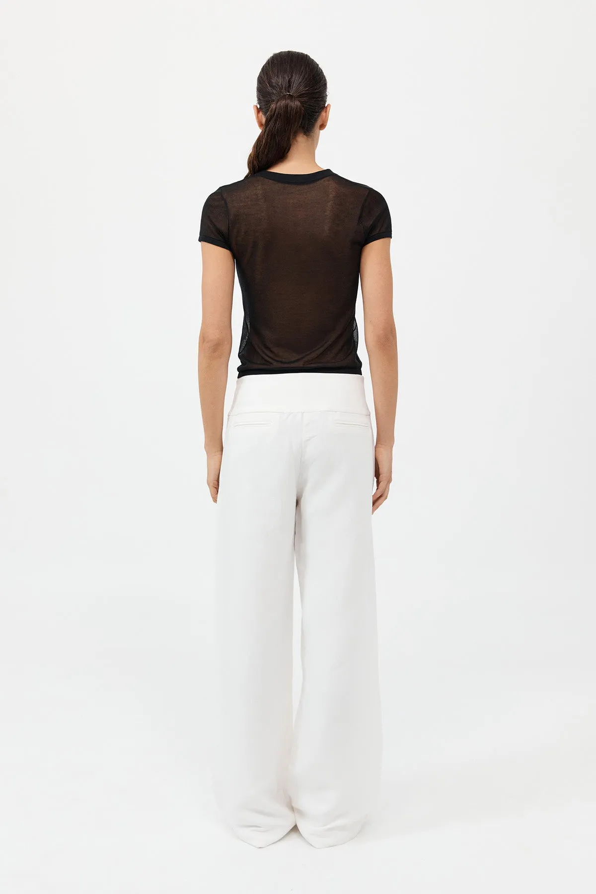 Wide Waistband Pants - Salt sold by St. Agni product image thumbnail 5