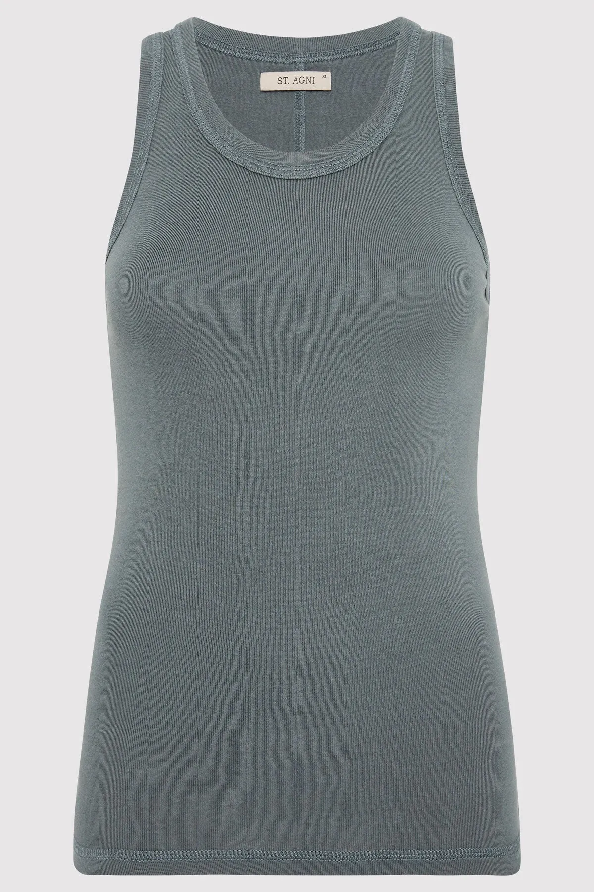 Organic Cotton Singlet - Balsam Green sold by St. Agni product image thumbnail 5