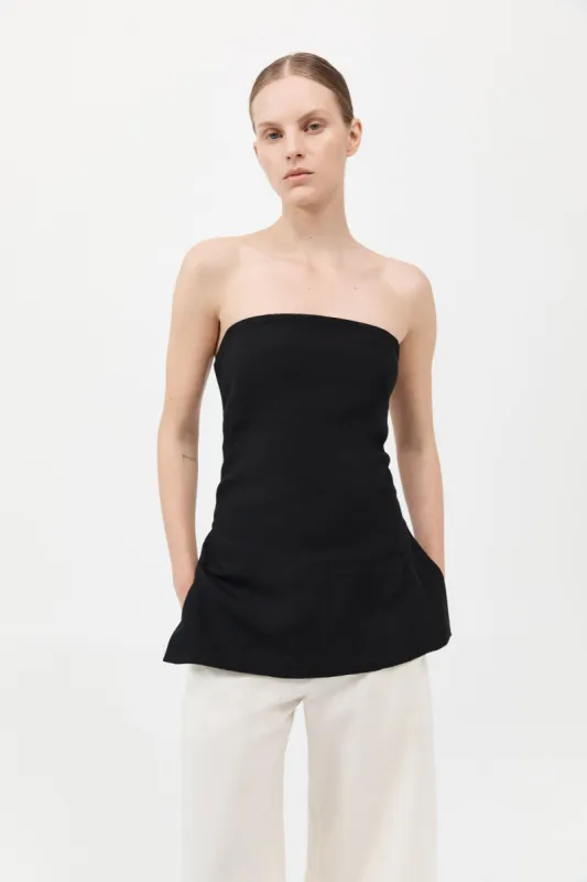 Column Tunic - Black made by St. Agni