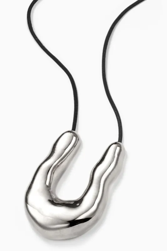 Large Wishbone Pendant - By AGMES sold by St. Agni