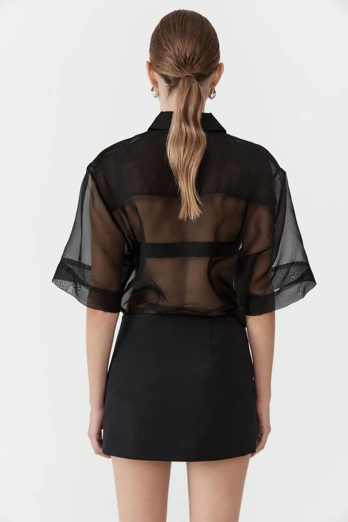 Utilitarian Pocket Mini Skirt - Black sold by St. Agni product image thumbnail 4