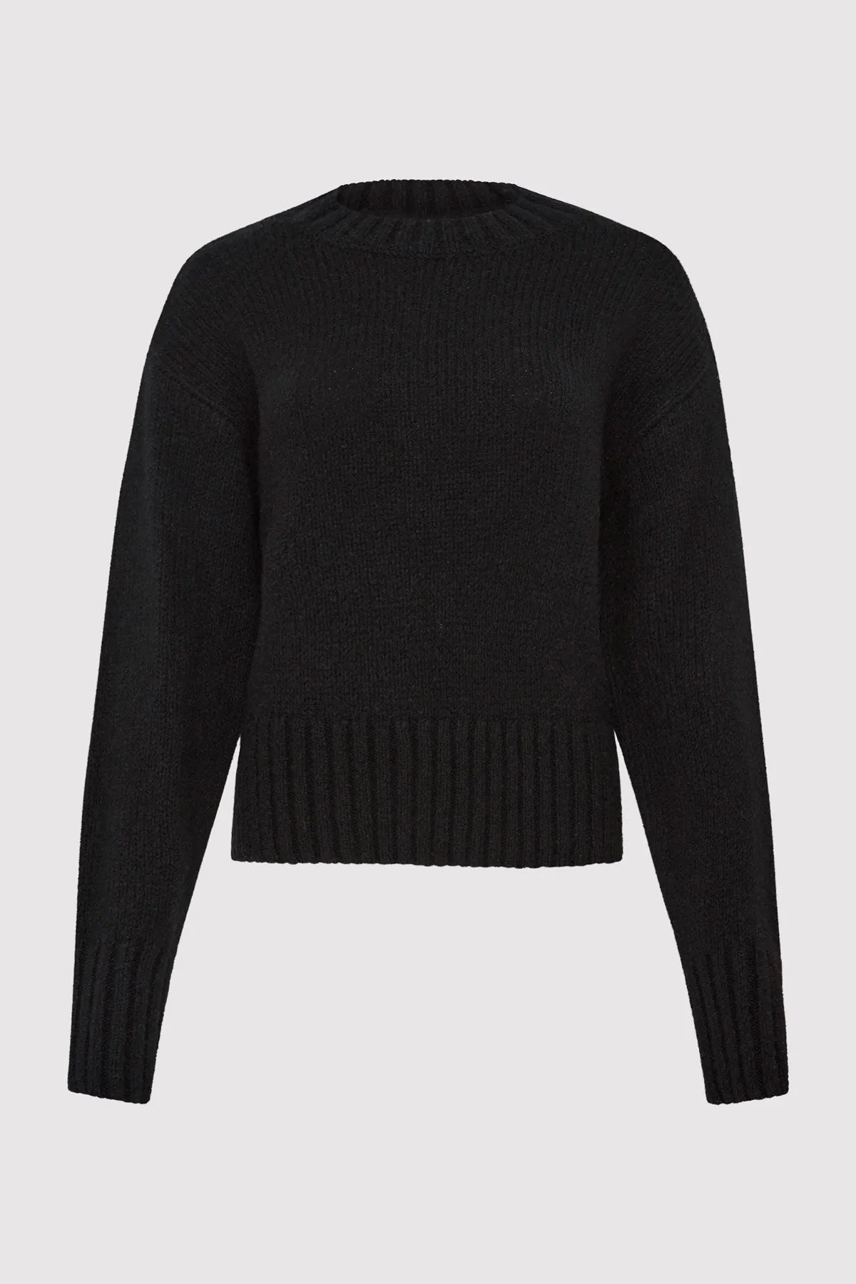 Wool Cashmere Blend Sweater - Black sold by St. Agni product image thumbnail 5