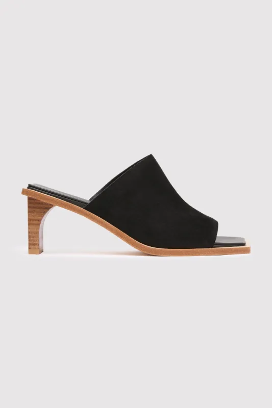 Raw Edge Heel - Black sold by St. Agni