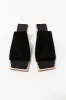 Raw Edge Heel - Black sold by St. Agni