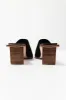 Raw Edge Heel - Black sold by St. Agni