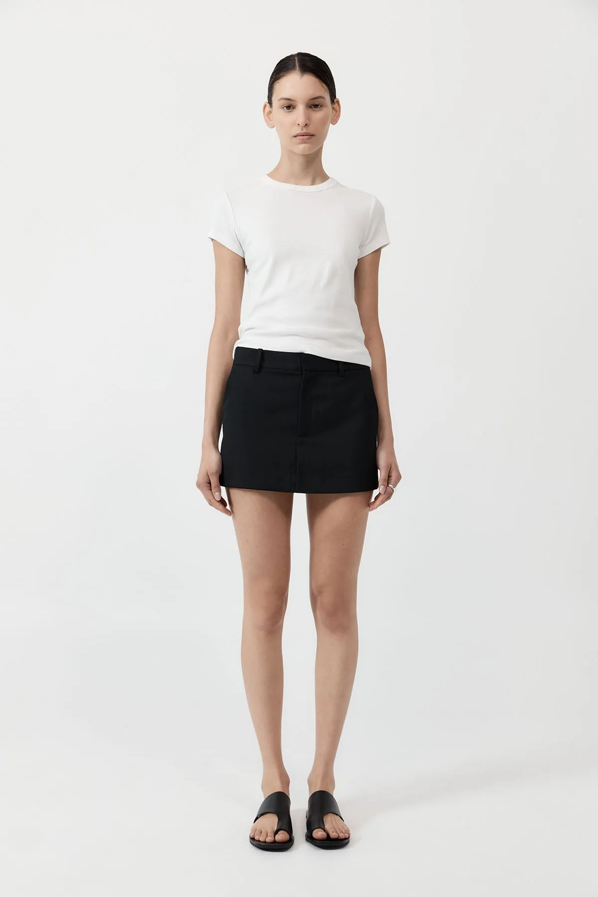 Carter Mini Skirt - Black sold by St. Agni
