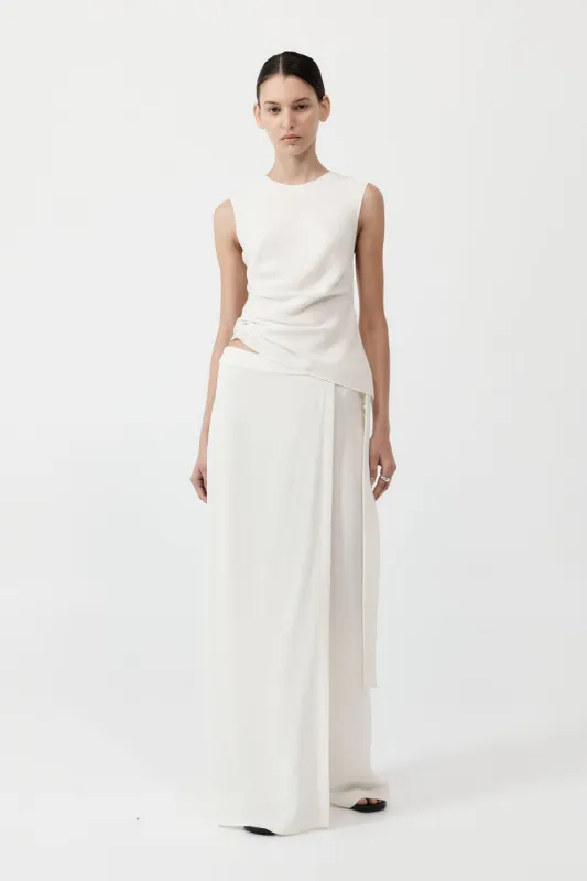 Wrap Trousers - Off White sold by St. Agni