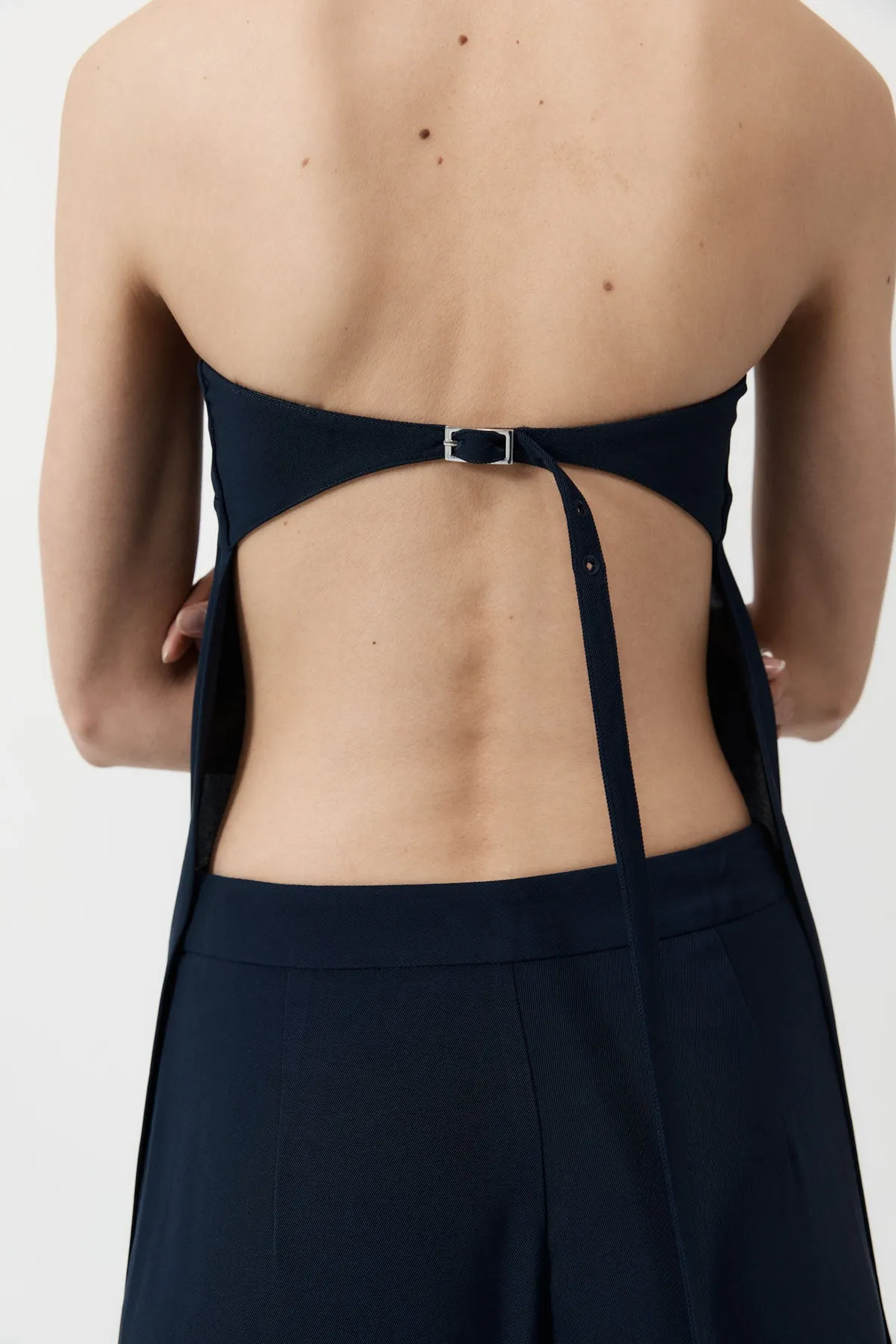 Strapless Buckle Back Top - Inkwell sold by St. Agni product image thumbnail 4