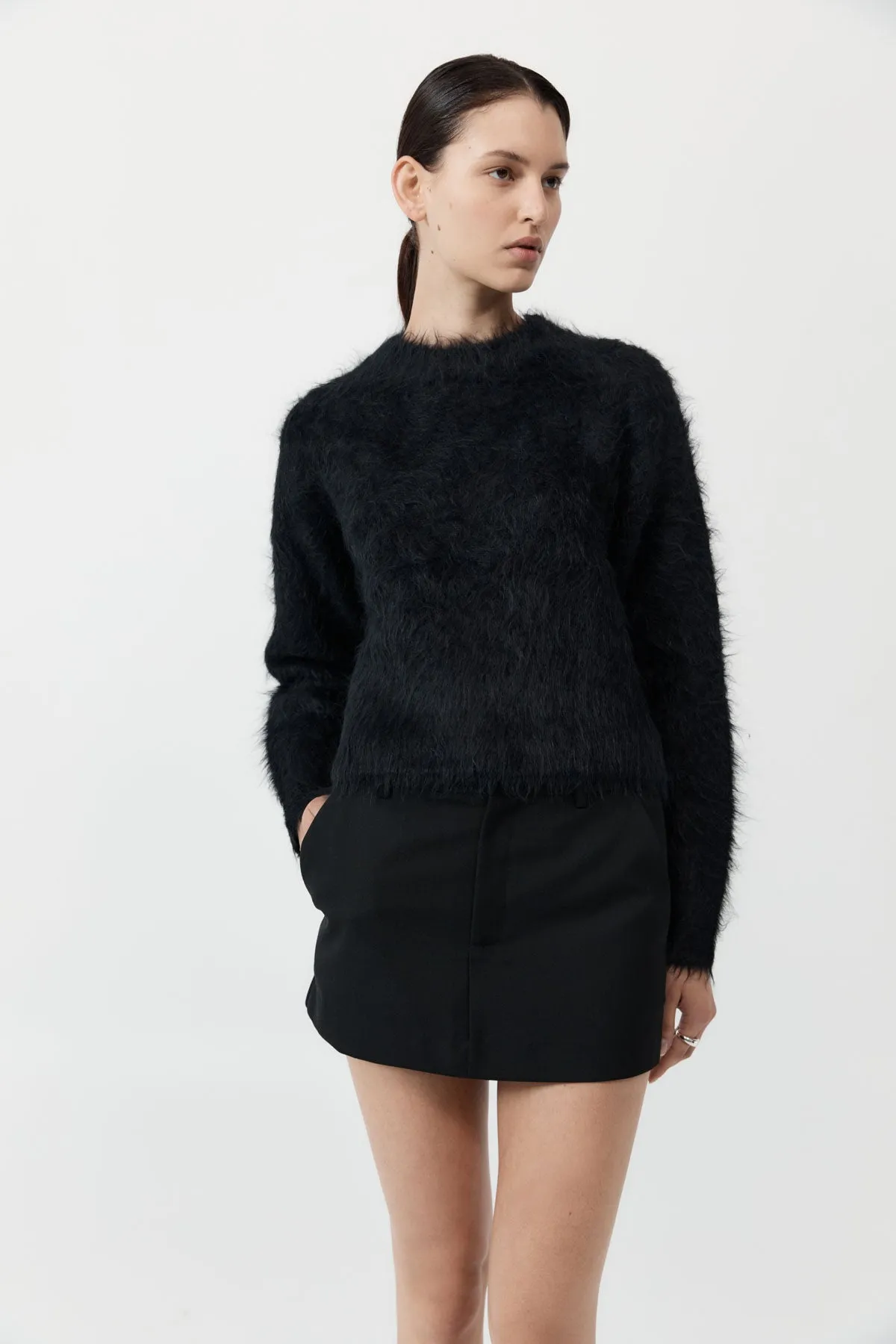 Alpaca Sweater - Black sold by St. Agni product image thumbnail 2