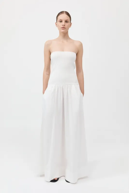 Strapless Dress - White sold by St. Agni