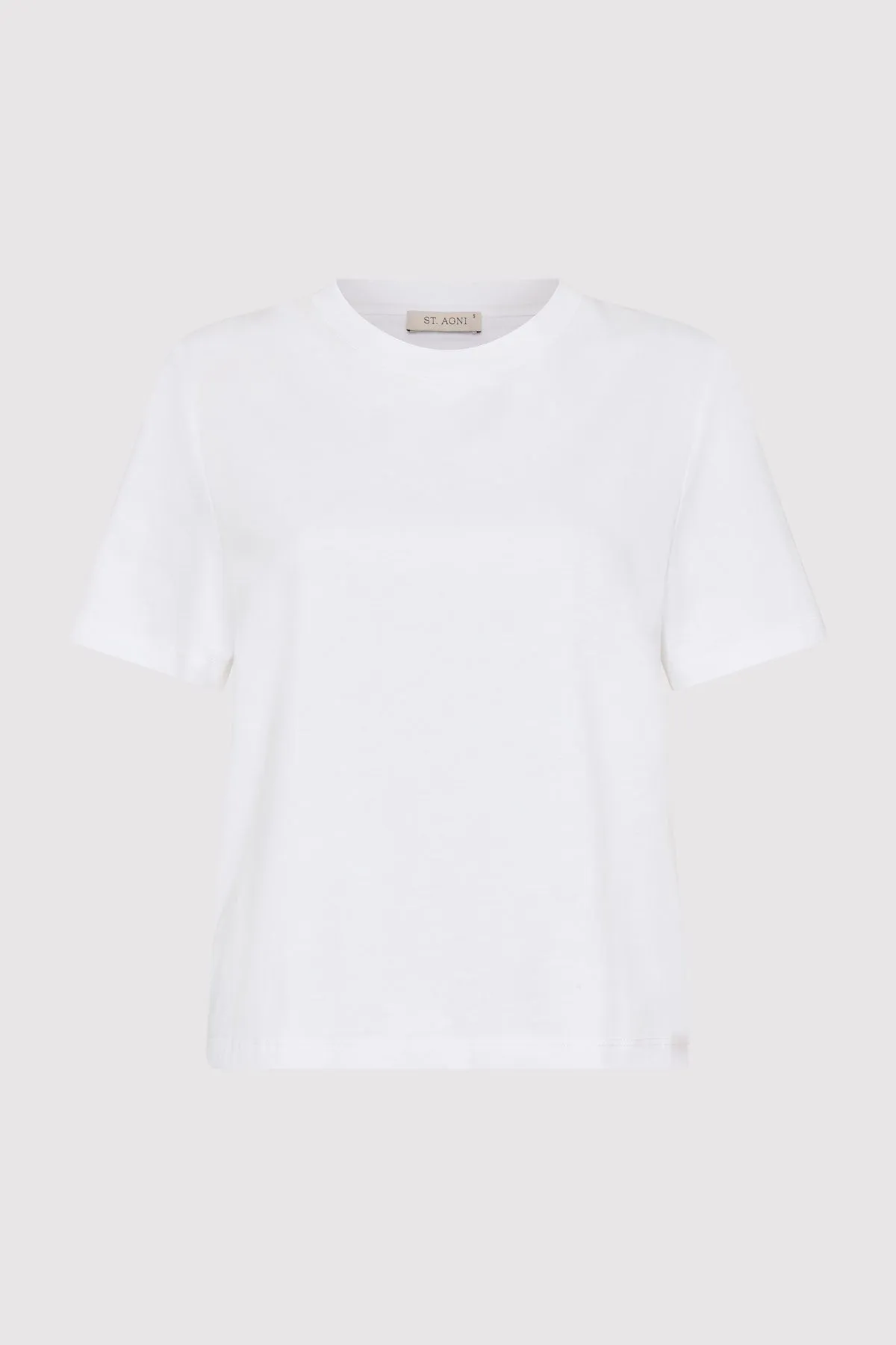 Organic Cotton Classic Tee - White sold by St. Agni product image thumbnail 5