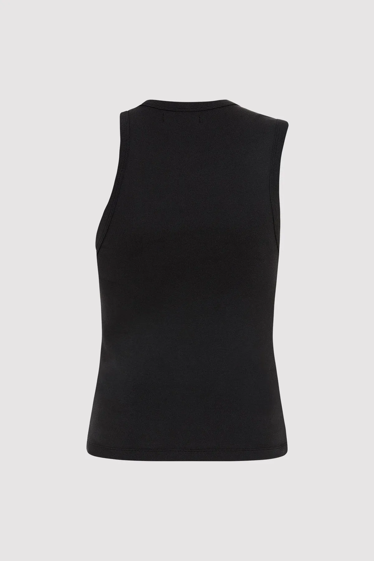 Organic Cotton Asymmetric Tank - Black sold by St. Agni product image thumbnail 5